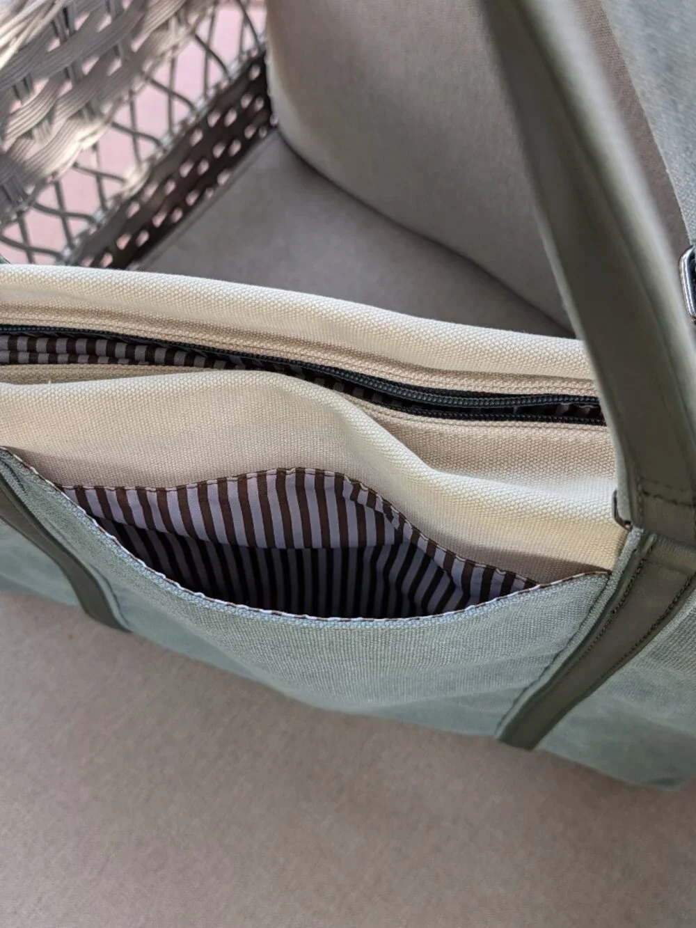 Shoulder Bag Tote Laptop Canvas Satchel